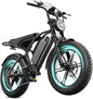 🔥Bicicleta Eléctrica para Adultos, Batería de 48V 15Ah, Motor con Pico de 1500W, Neumáticos Gordos🔥